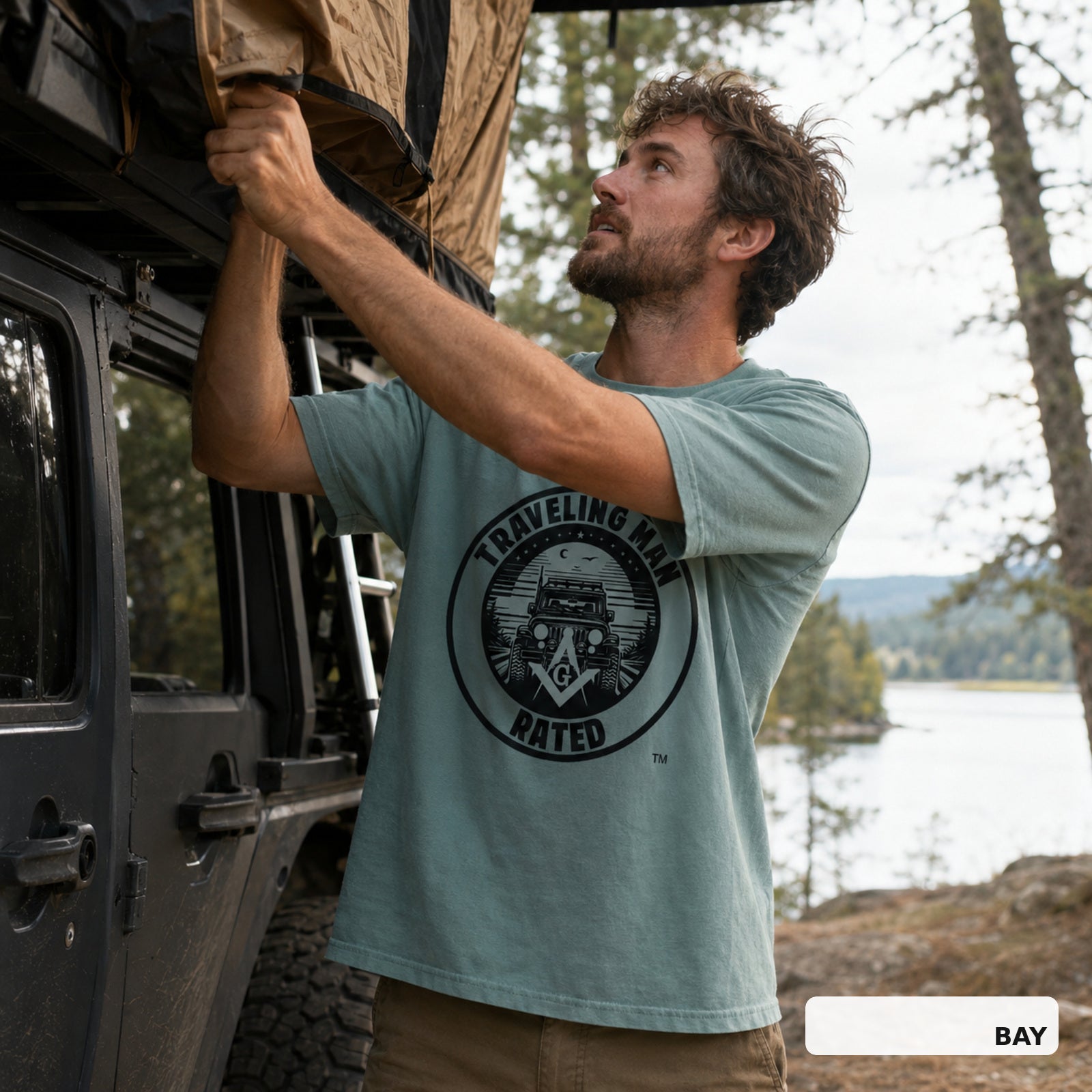 Traveling Man Logo T