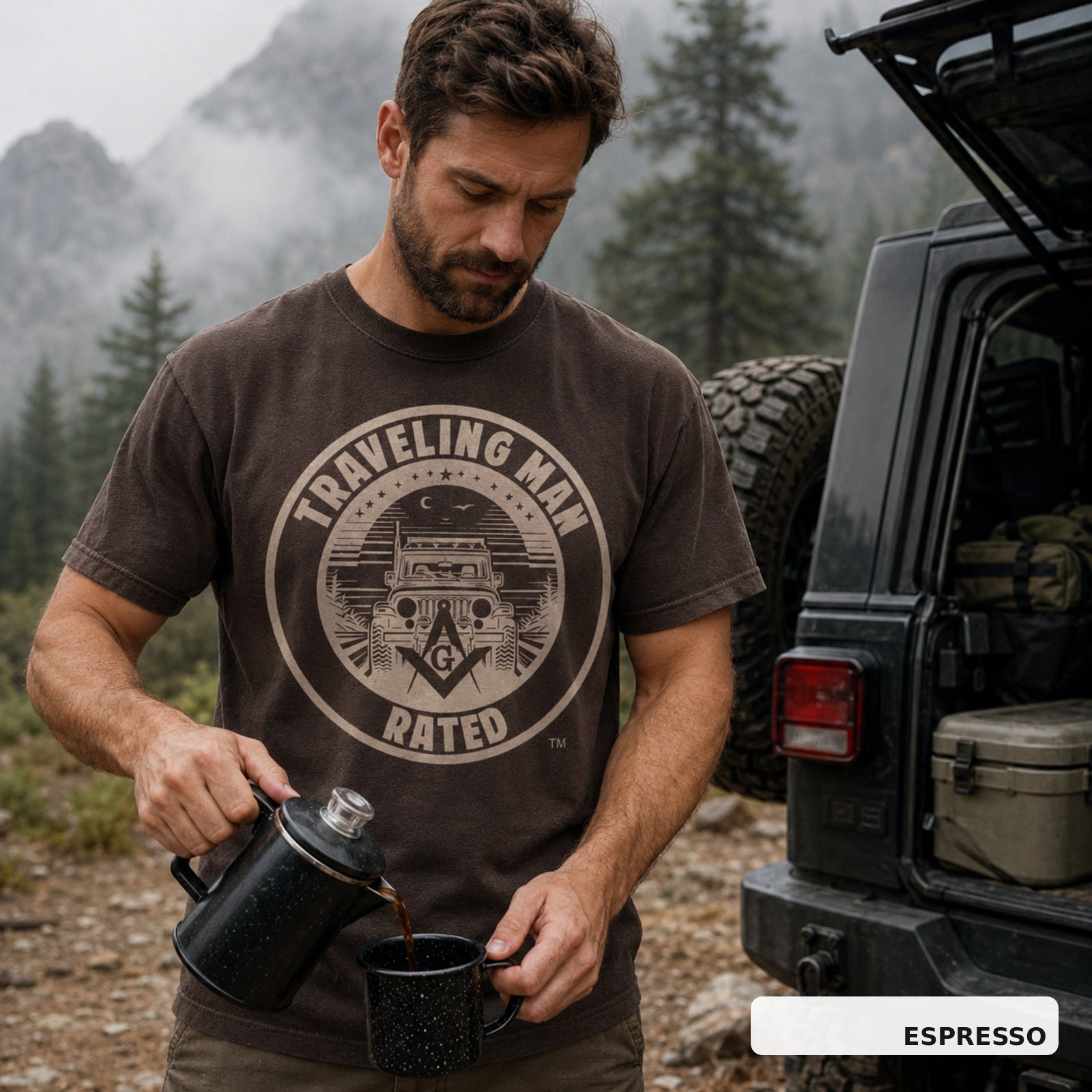 Traveling Man Logo T