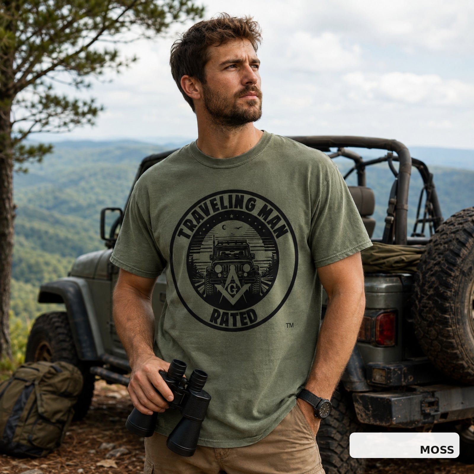 Traveling Man Logo T