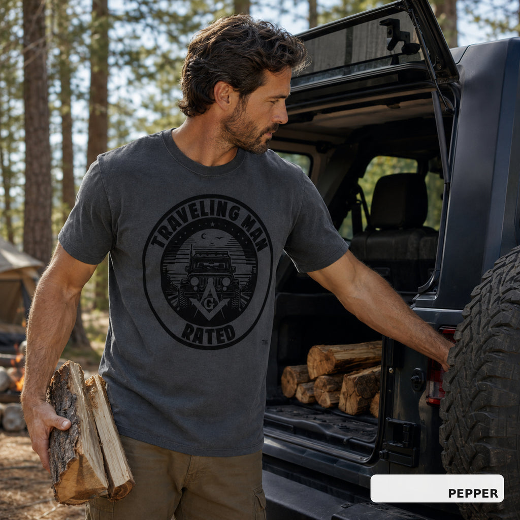 Traveling Man Logo T