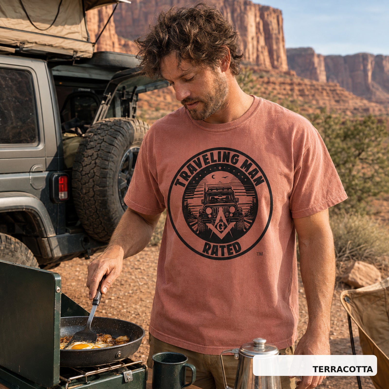 Traveling Man Logo T